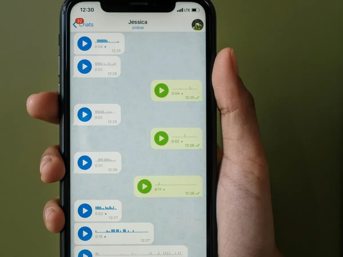 Chat auf Smartphone