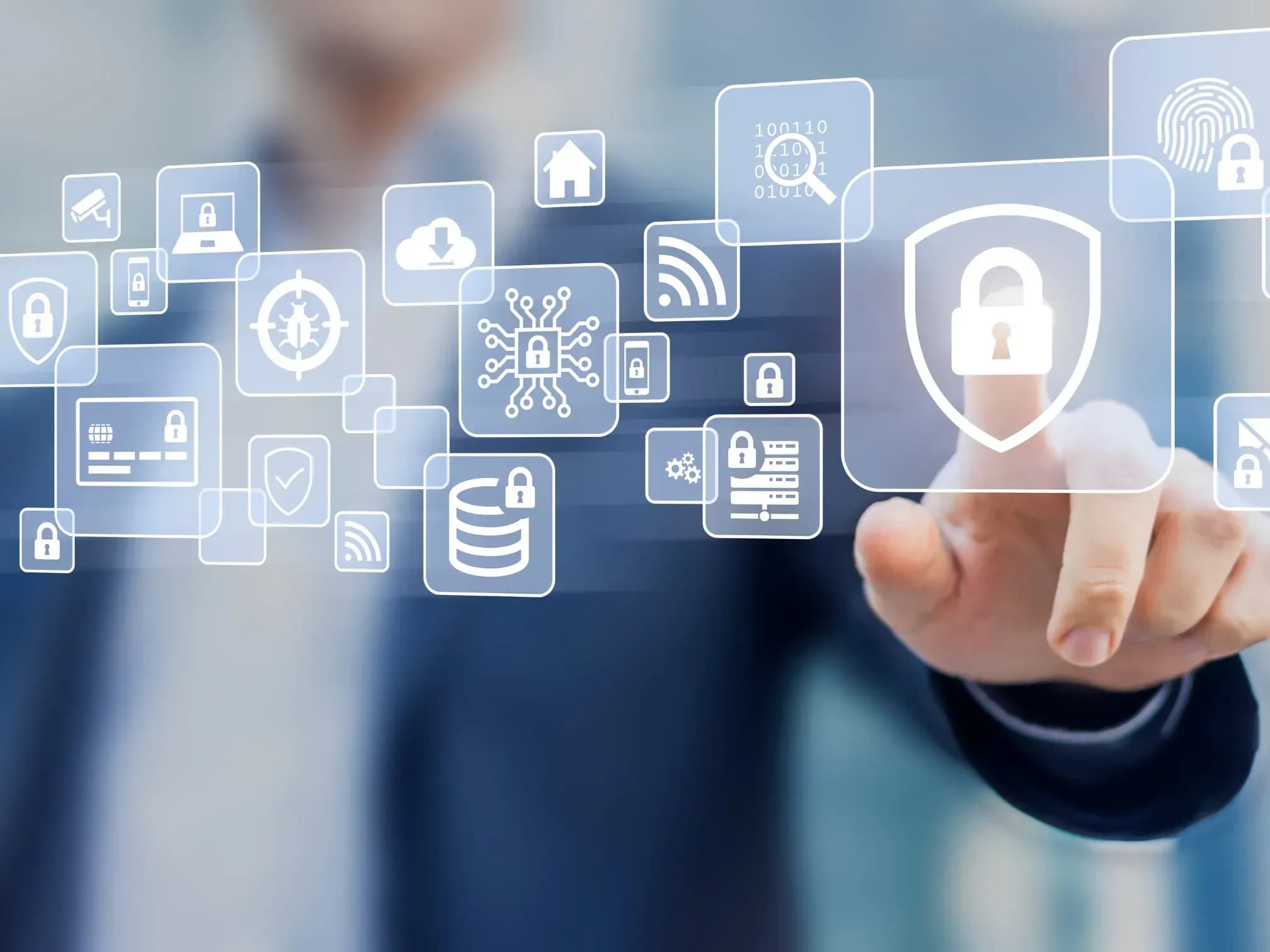 Sicherheit vor Betrug Icons